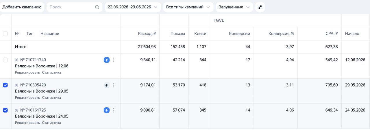 Кабинет Директа: балконы в Воронеже